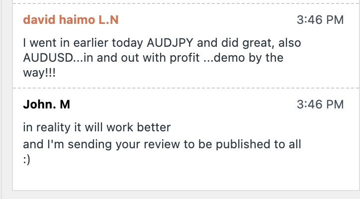 Testimonial from just now D.H Sweden